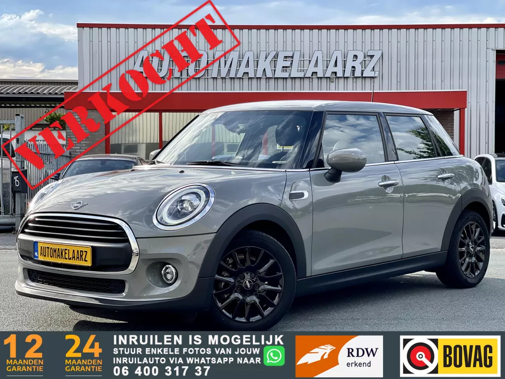 Mini Cooper 1.5 One AUTOMAAT CarPlay LED 5D 2JAAR GARANTIE