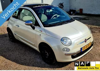 Fiat 500 1.2 Verkocht! AUTOMAAT | PANO dak | Nw Distr.riem |NAP | Carplay | Airco | Boekjes |