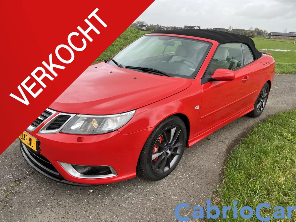 Saab 9-3 Cabrio 2.0 T Aero Youngtimer Garantie Nieuw Cabriodak