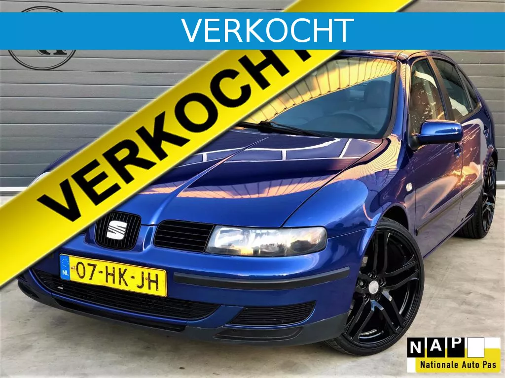 Seat Leon 1.6 16V Stella | NAP | AIRCO | DEALER OH | NW APK | Boekjes |