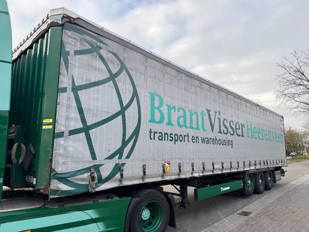 Krone 3-ass schuifzeilen oplegger