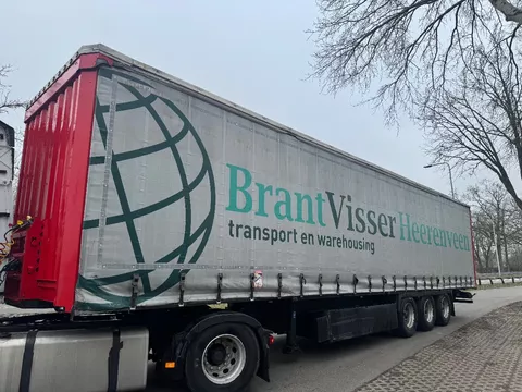 Krone 3-ass schuifzeilen oplegger