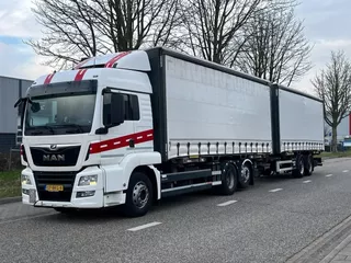 MAN TGS 26.420 / BDF / Full air / + Wescon aanhangwagen BDF / New smarttacho Gen2V2 / Full air / NL Truck + trailer