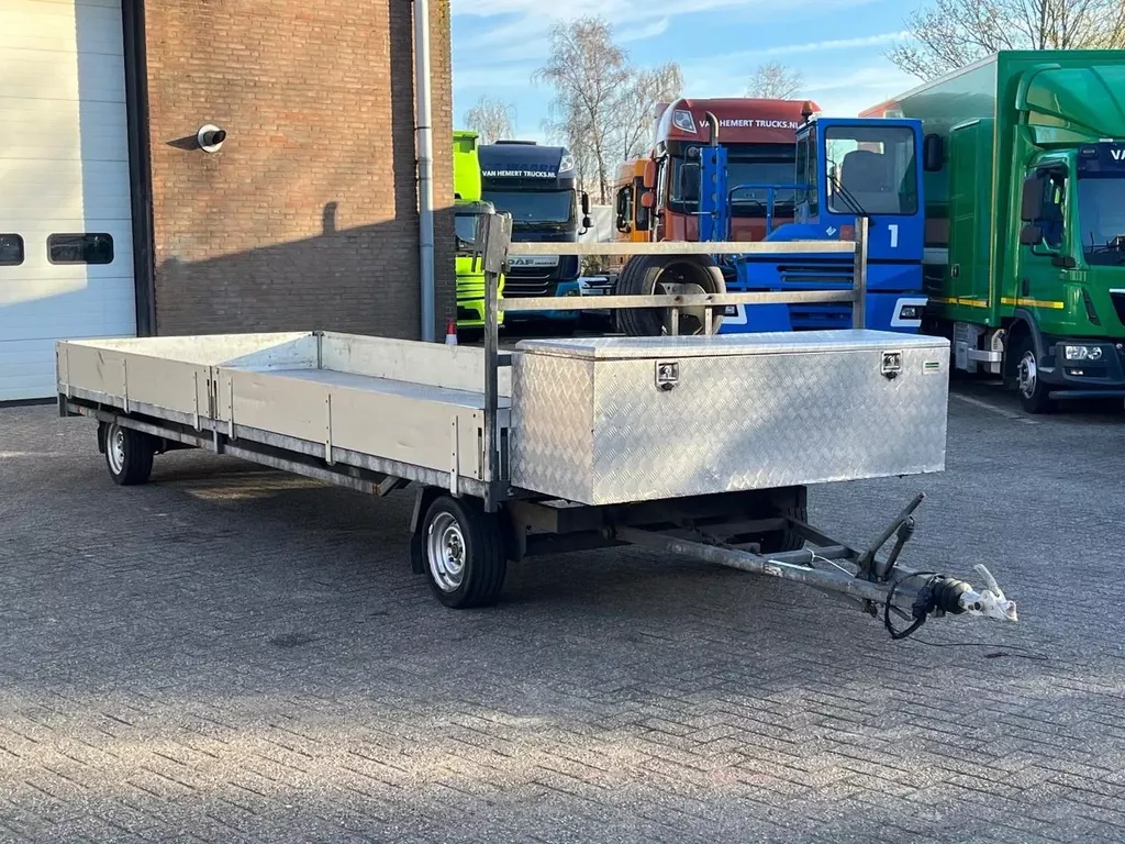Hulco Rota R1 Rota R1 Schamelaanhangwagen / Oprijbalken in slede / 611x204 cm / Nette staat