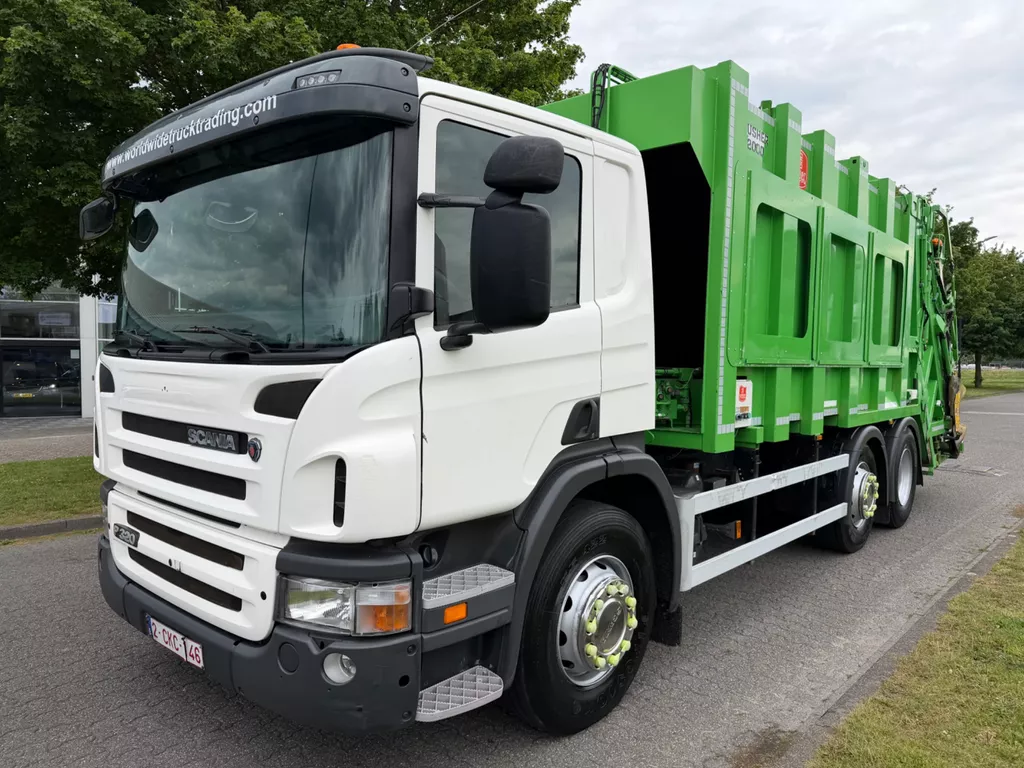 Scania P P320 VDK PUSHER 2000 + AIRCO + AE WEIGHTING SYSTEM