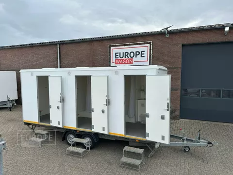 Mobiele badkamer SV660 3 ruimtes Scanvogn