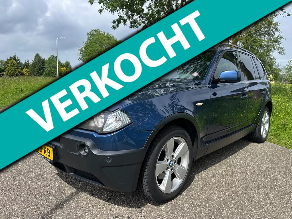 BMW X3 3.0d Executive|automaat|trekhaak|airco ijskoud|leder