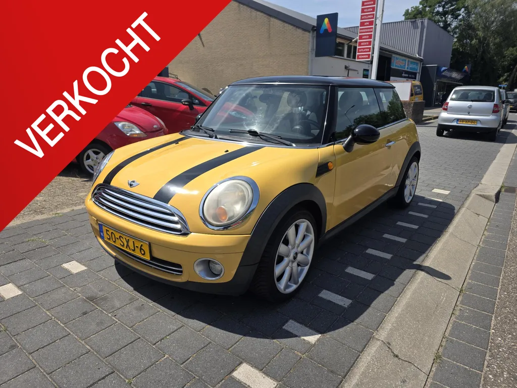 MINI 3-Deurs 1.6 Cooper airco, elektrische ramen, sportvelgen en slechts 109000 km gelopen