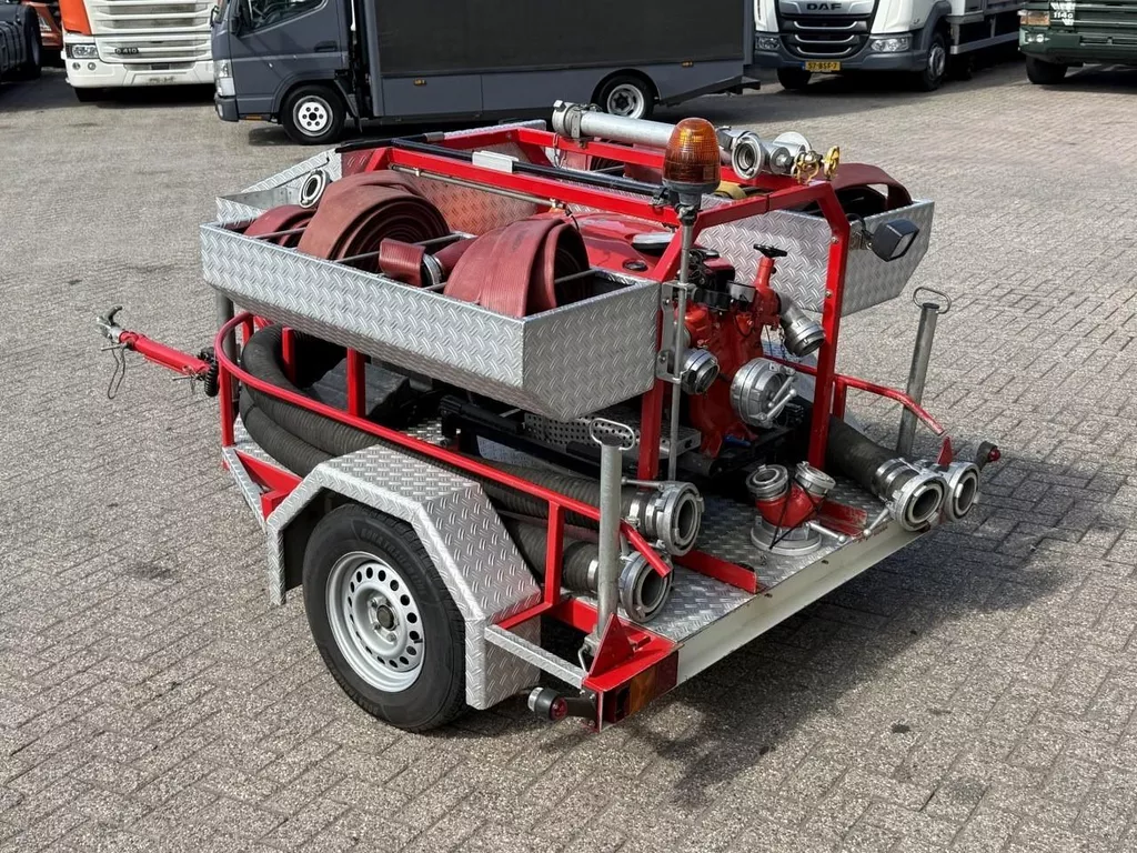 Diversen Rosenbauer Motorspuit Mucar Rosenbauer Motorspuit  aanhangwagen Rosenbauer BMW Fox / Inclusief toebehoren / Ex overheid / Brandweer - Feuerwehr - Cuerpo de bomberos - Pompiers