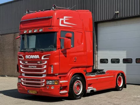 Scania R R500 V8 / Manual / Retarder / Full spoiler / 2 x Tank / KING / NL Truck