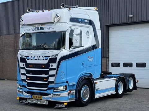 Scania S S580 / Full air / Retarder / 315 WB / New Smarttacho Gen2V2 / Special interior / Showtruck
