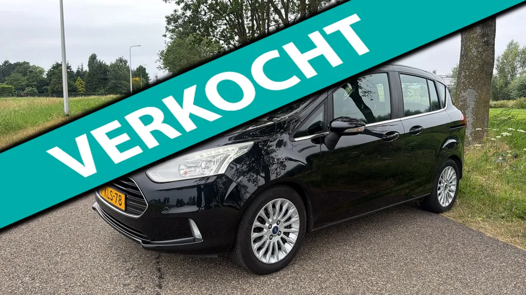 Ford B-MAX 1.0 EcoBoost Titanium|zeer netjes| rijdt super