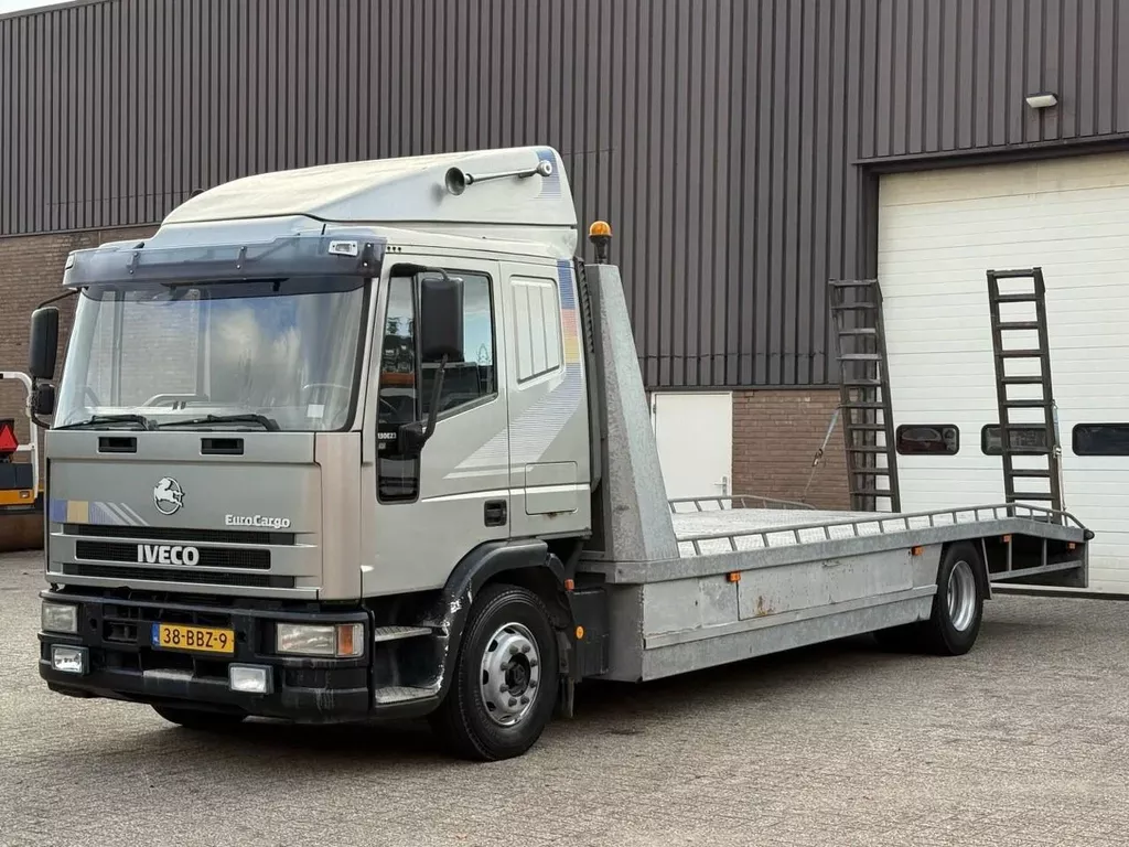 Iveco Eurocargo ML ML130E23 / Manual / Euro3 / Oprijwagen / Machinetransporter / Only 184.761 km / Lier -Winch / 11.990 kg / NL Truck