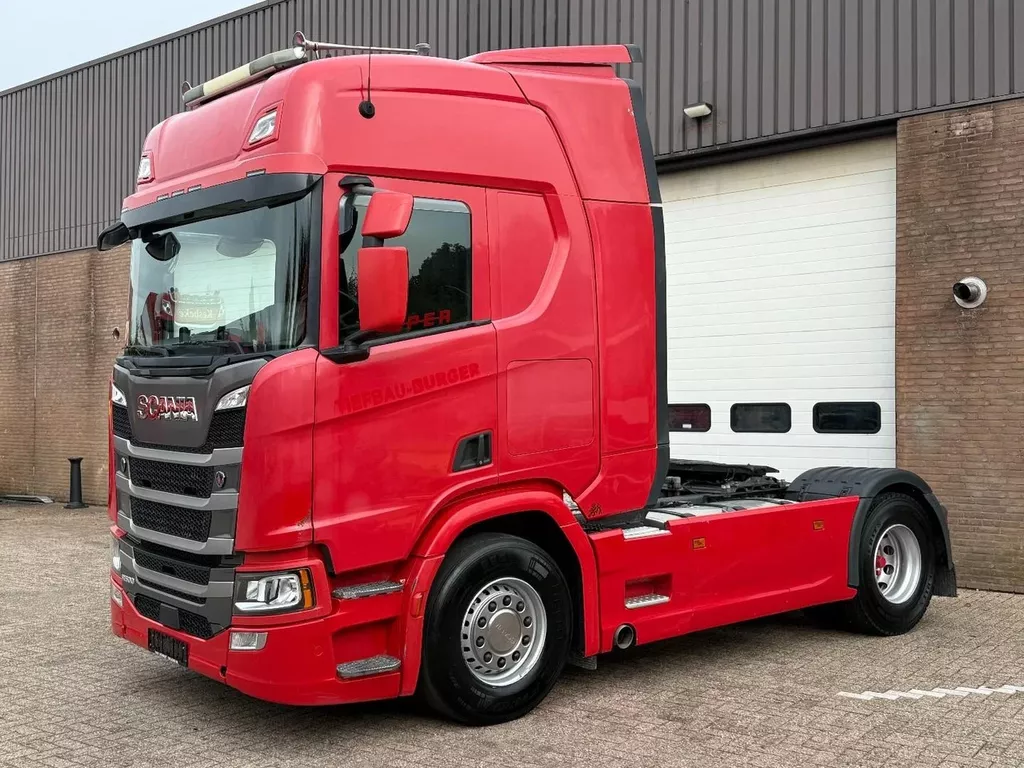 Scania R R500 / Full air / Retarder / Only 665.352 km / PTO / New smarttacho Gen2V2 / Full spoiler / Navi