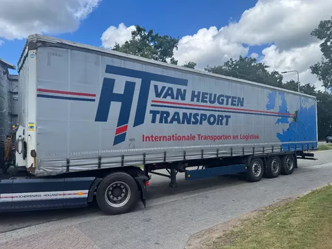 Krone 3-ass schuifzeilen oplegger