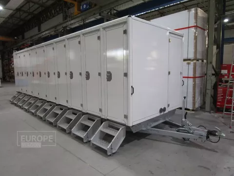 GLOBAL evenementen toiletwagen 14 of 20 toiletten