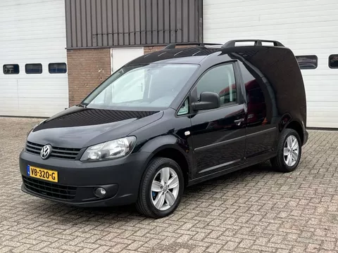 Volkswagen Caddy 1.6 TDI Economy Baseline / Airco / Navi / Alu wielen / TOPSTAAT !!! / Zwart metallic / NL