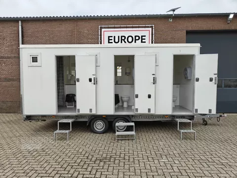 EASYWAGON AANBIEDING 3 persoons mobiele badkamer douchewagen 4st op voorraad