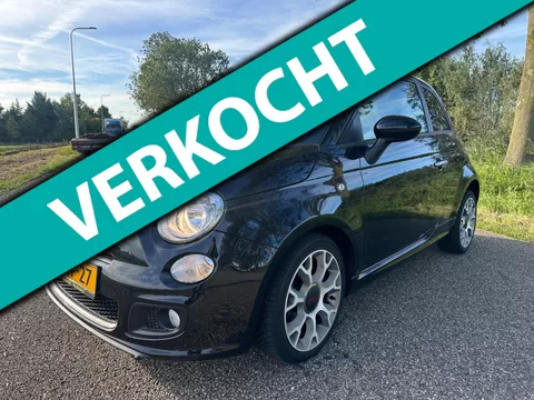 Fiat 500 TwinAir 500S|half leder half alcantara|86pk