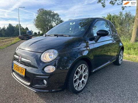 Fiat 500 TwinAir 500S|half leder half alcantara|86pk