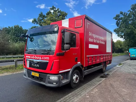MAN TGL 8.180 Bakwagen Schuifzeilen