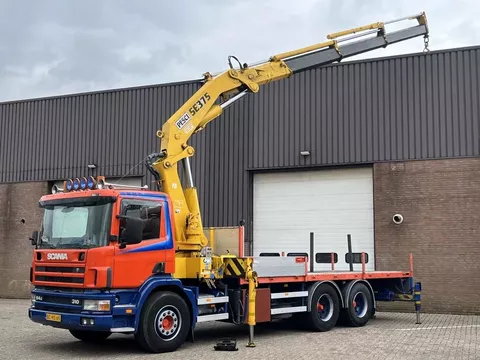 Scania P P94-310 / Pesci 37 T/Mtr kraan / Radio remote / Manual / 6x2 / Euro2 / NL Truck
