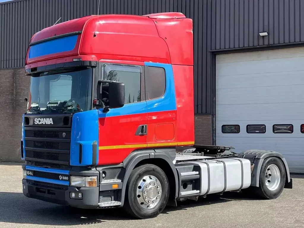 Scania R R164-580 V8 / Manual / Retarder / Airco / 4x2 / Topline / PTO