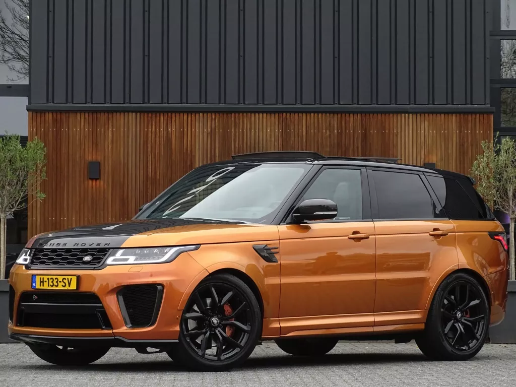 Land Rover Range Rover Sport 5.0 V8 576PK SC SVR SVO / Quicksilver RVS / Alcantara / carbon