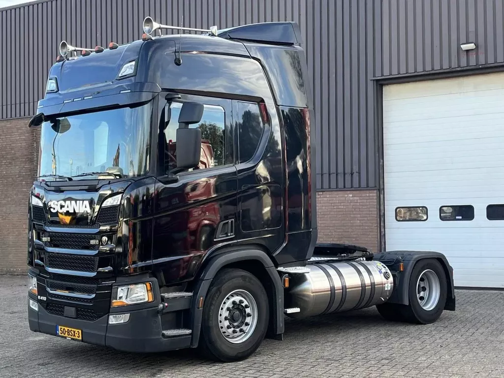 Scania R R410 LNG / Retarder / Full air / 2022 / LNG / Parking airco / New Smarttacho Gen2V2 / NL truck