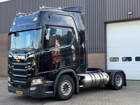 Scania R R410 / Retarder / Full air / 2022 / LNG / Parking airco / New Smarttacho Gen2V2 / NL truck