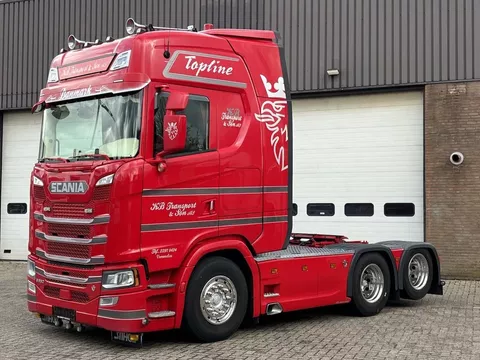 Scania S S650 V8 / Full air / Retarder / 315 WB / Parking airco / New Smarttacho Gen2V2 / Special interior / Showtruck