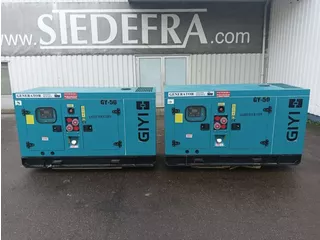 Giyi GY50 , 62.5 Kva , New Diesel Generator . 3 Phase