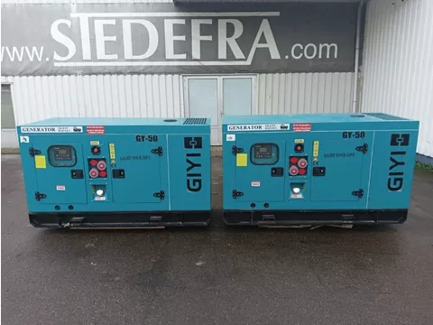 Giyi GY50 , 62.5 Kva , New Diesel Generator . 3 Phase