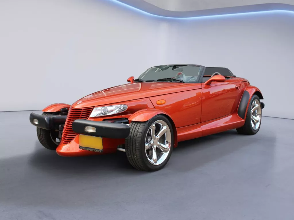 Plymouth Prowler Automaat 3.5i-V6 Youngtimer/Nieuwe Cabriokap/Wind scherm/Auto is in Concoursstaat.