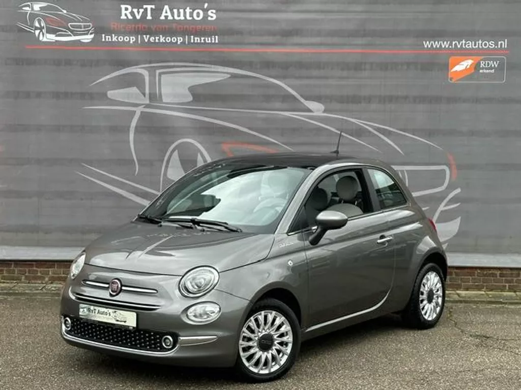 Fiat 500 1.0 Hybrid Dolcevita Nieuwstaat ,Fabriekgarantie,Panoramadak