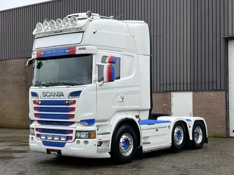 Scania R R580 V8 / Full Air / Retarder / King of the Road / 6x2 / Euro6 / Parking airco / Full spoiler