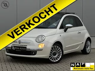 Fiat 500 1.2 Lounge NAP | AUTOMAAT | PANO | Nw Distr.riem | PARELMOER |