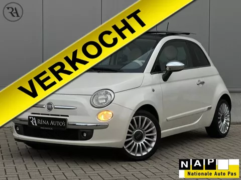 Fiat 500 1.2 Lounge NAP | AUTOMAAT | PANO | Nw Distr.riem | PARELMOER |