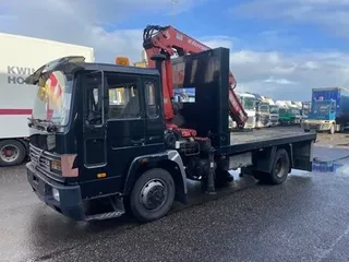 Volvo FL 611 ferrari 710 A2 euro 3, Crane grue, supsensions lames, ,manual gearbox, boite manuelle