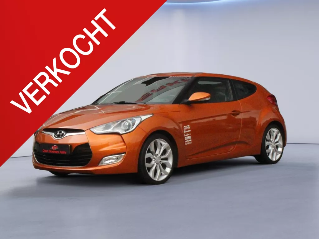 Hyundai Veloster 1.6 GDI i-Motion /Cruise&amp;Clima control/Apple Carplay/Xenon/Parksensoren/Lichtsensor/Sportstoelen/18&quot;LMV/(MET GARANTIE*)