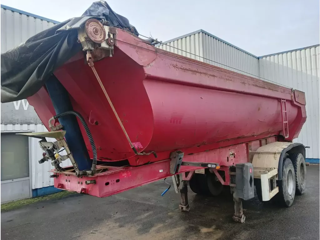 Kaiser 2 Axle , 8 Tyres , Steel tipper trailer