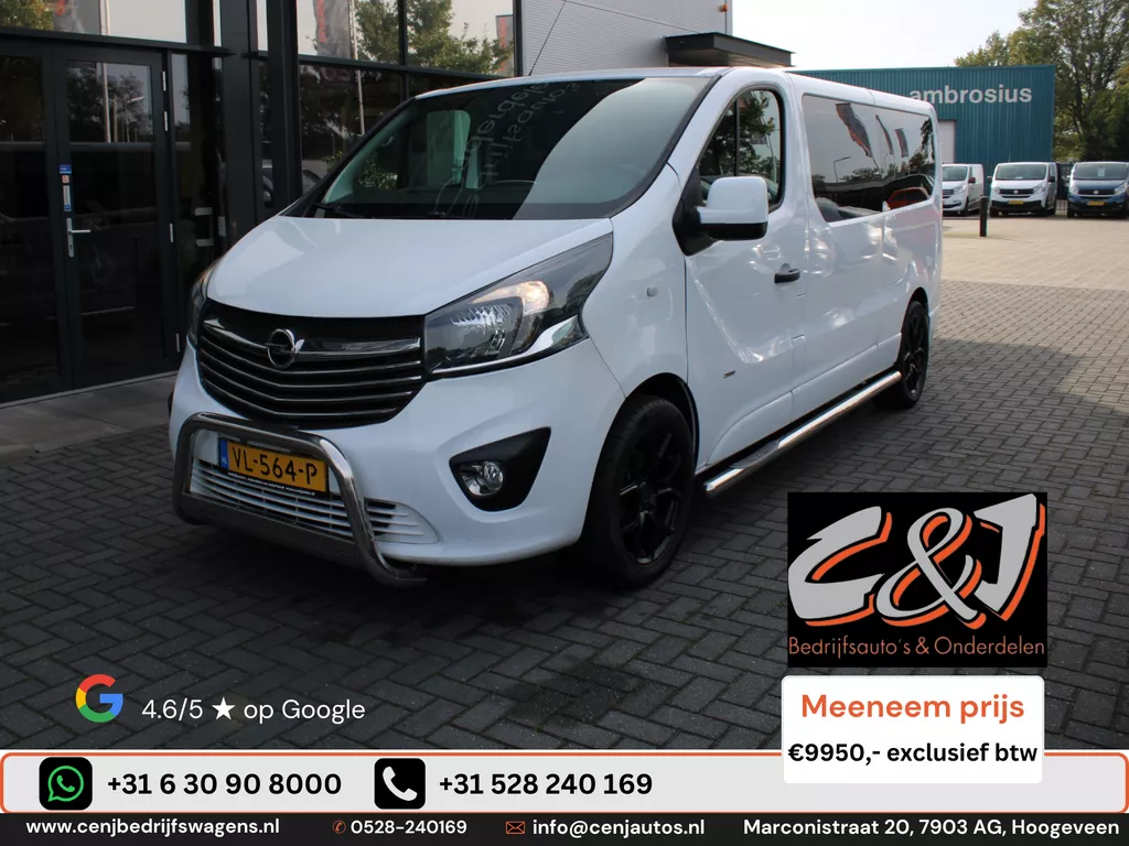 Opel Vivaro 1.6 CDTI L2H1 DC Sport EcoFlex sportive dubbele cabine navi airco