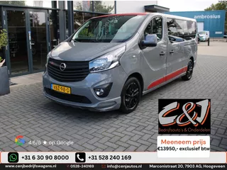 Opel Vivaro 1.6 CDTI L2H1 Dubbele Cabine Irmscher gt ac navi cruise leder 13950,- ex btw