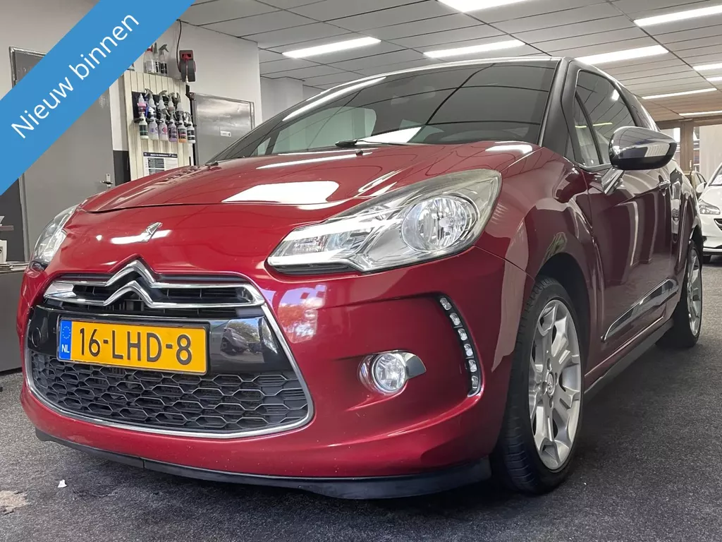 Citroen DS3 1.6 Sport Chic NAVI PDC LEDER AIRCO ELC RAMEN N.A.P. N.W.A.P.K Nette Auto Zeer Zuinig