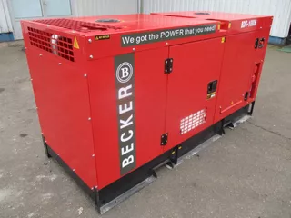 Becker BDG-100S , New Diesel generator , 100 KVA, 3 Phase