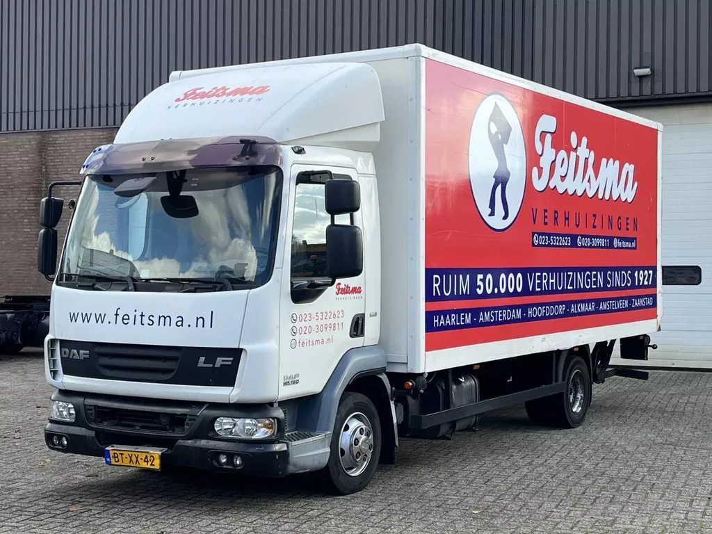 DAF LF 45-160 / Euro5 / Manual / Laadklep LBW / Zijdeur / NL Truck