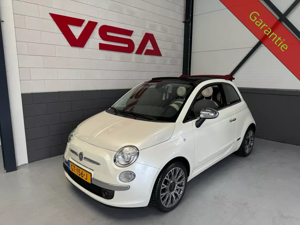 Fiat 500 0.9 TwinAir Lounge Automaat|PDC|Climate|Parlemoer|Cabrio