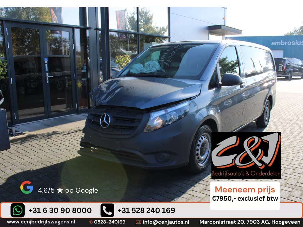 Mercedes-Benz Vito 111 CDI lang dubbele cabine airco elek pakket voorschade