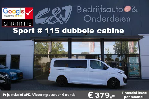 Peugeot Expert 2.0 BlueHDI 180 Long Sport Dubbele Cabine