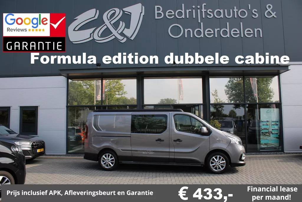 Renault Trafic 1.6 dCi T29 L2H1 Dubbele Cabine Formula Edition